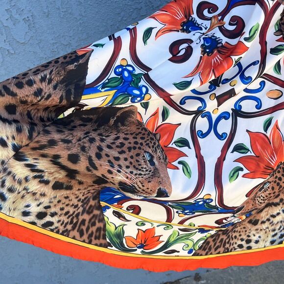 Beulah Style Leopard Floral Skirt Size Small Midi - Picture 3 of 9